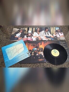 The Eagles Hotel California Vinyl LP Record Album Rock with Poster Reissue RRMI-